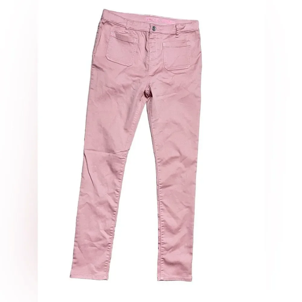 NWT! The Childrens Place Pink Legging Jeans Girls 16